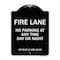 Signmission Wisconsin Fire Lane No Parking Anytime Day or Night Heavy-Gauge Alum Sign, 24" x 18", BW-1824-22702 A-DES-BW-1824-22702 - alternate 1